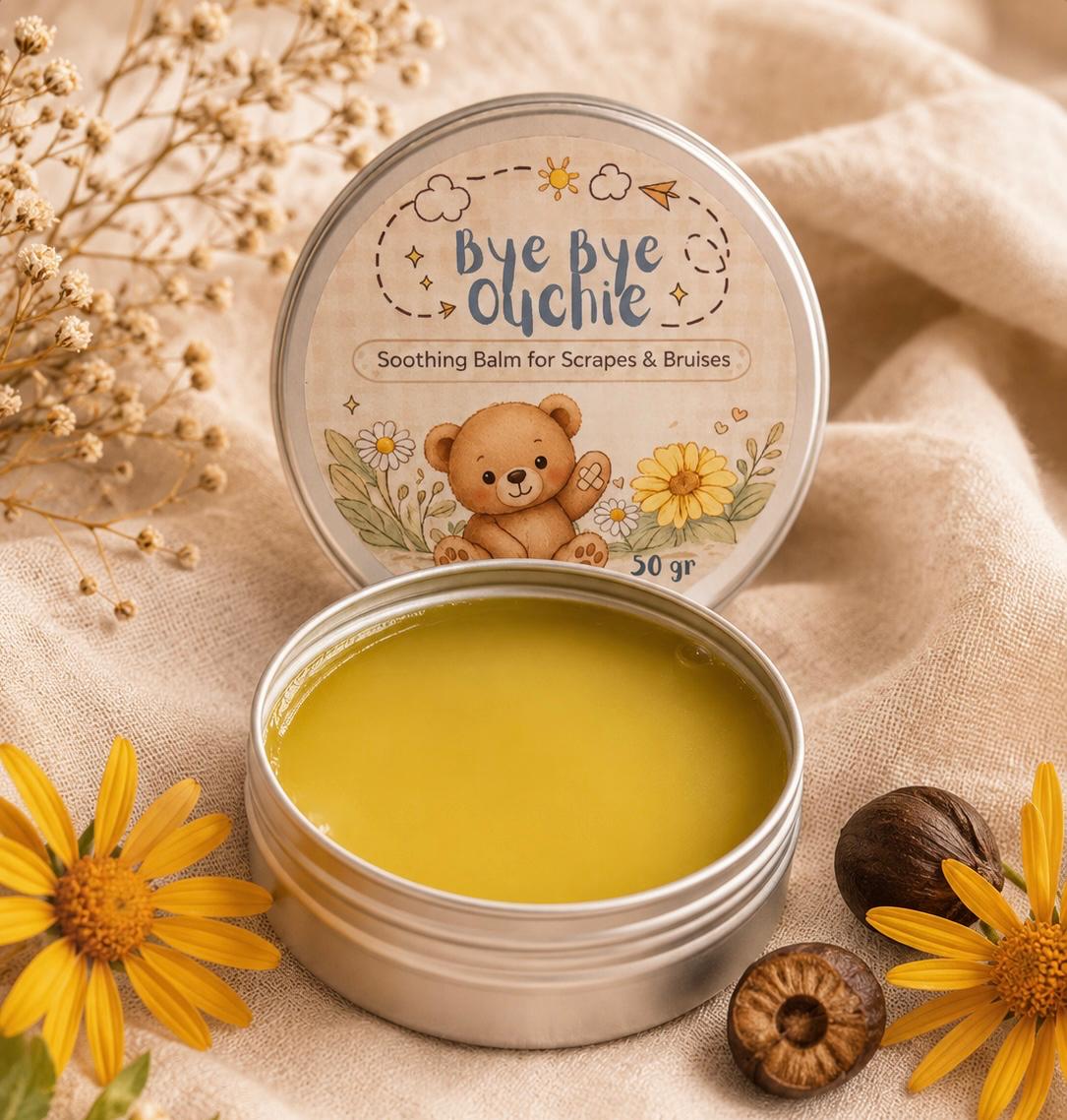 Bye Bye Ouchie Balm – Gentle Botanical Comfort Balm for Kids